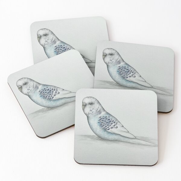 Item preview, Sweet budgie blue designed and sold by PaintedWillow.