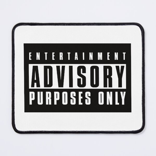 Item preview, Advisory Entertainment Purposes Only designed and sold by SorryFrog.