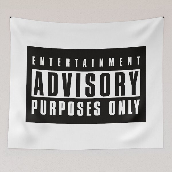 Item preview, Advisory Entertainment Purposes Only designed and sold by SorryFrog.