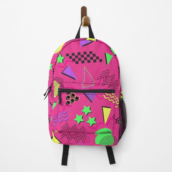 Artikelvorschau, Memphis Style 80er 90er Retro Nostalgie Muster pink entworfen und verkauft von Colorblizz.