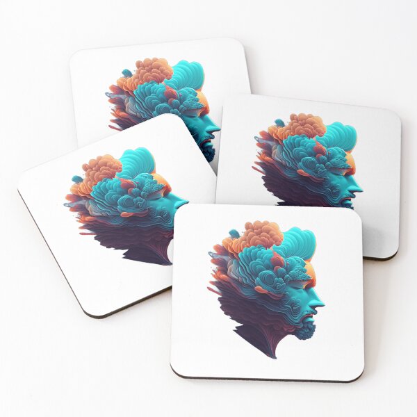 Item preview, Abstract Digital Psychedelic Illustration designed and sold by bgrzblkdigital.