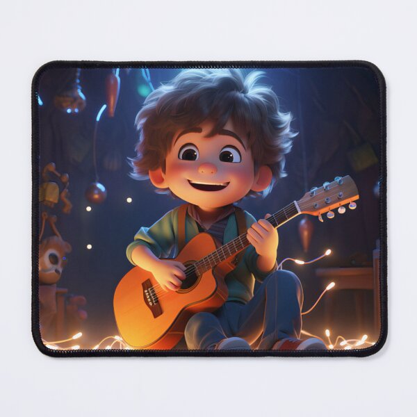 Item preview, Cute Cool Boy Playing Guitar Ukulele designed and sold by EnigmaStitcher.