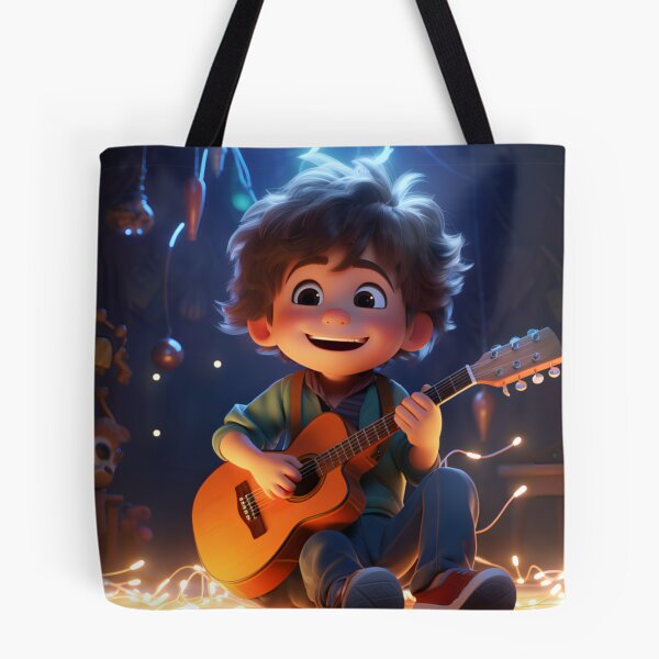 Item preview, Cute Cool Boy Playing Guitar Ukulele designed and sold by EnigmaStitcher.