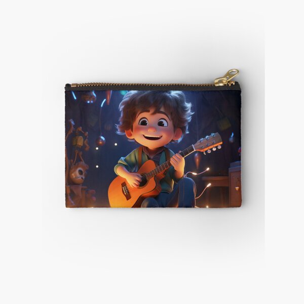 Item preview, Cute Cool Boy Playing Guitar Ukulele designed and sold by EnigmaStitcher.