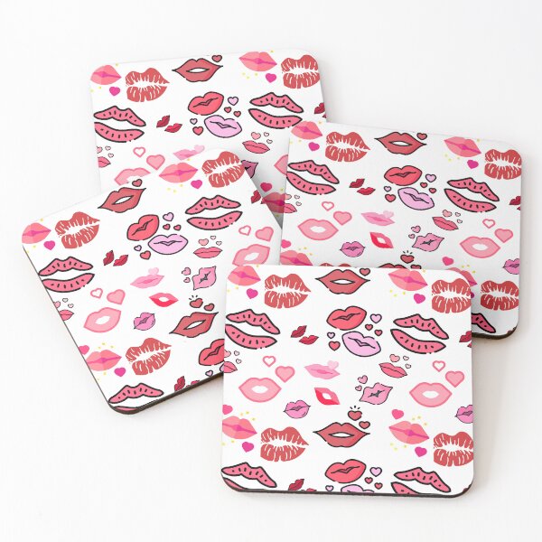 Item preview, Kisses, red lips and hearts designed and sold by All Year Round.