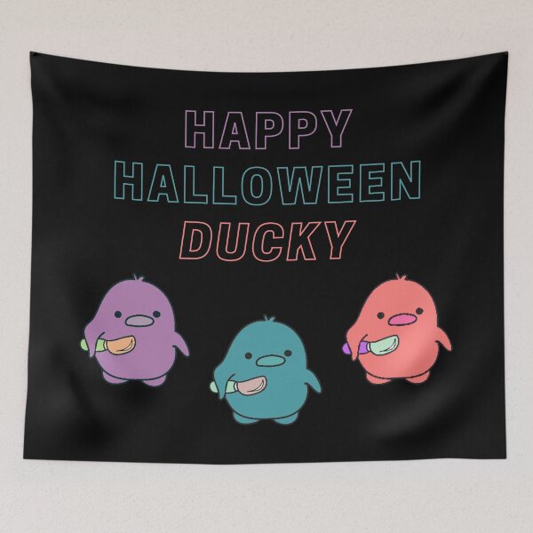 Item preview, Psycho Killer Ducks - Happy Halloween Ducky designed and sold by DavidsDucks.