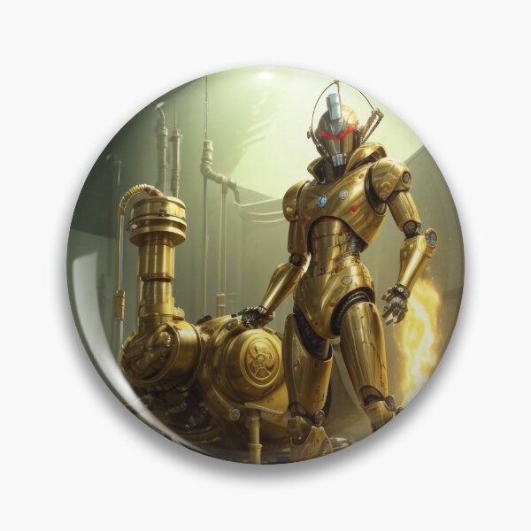 Item preview, Gold robot designed and sold by M-Y-A-R-T-.