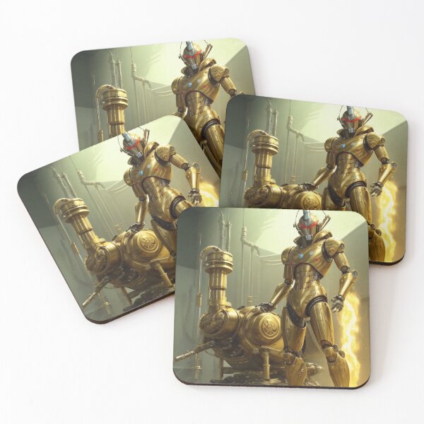 Item preview, Gold robot designed and sold by M-Y-A-R-T-.