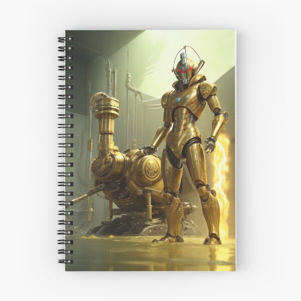 Item preview, Gold robot designed and sold by m-y-A-I-A-R-T-.