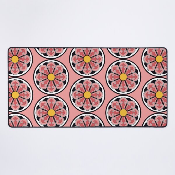 Item preview, Korean traditional pattern Korea art Retro flower Folk art Lotus flower designed and sold by allpalgo.