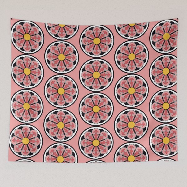 Item preview, Korean traditional pattern Korea art Retro flower Folk art Lotus flower  designed and sold by allpalgo.