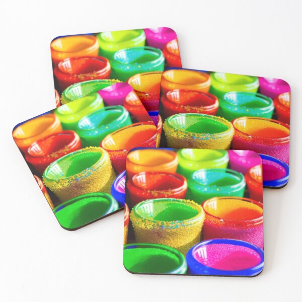 Item preview, Bright Salt Glasses in Vivid Colors designed and sold by BRINDELEGARD.