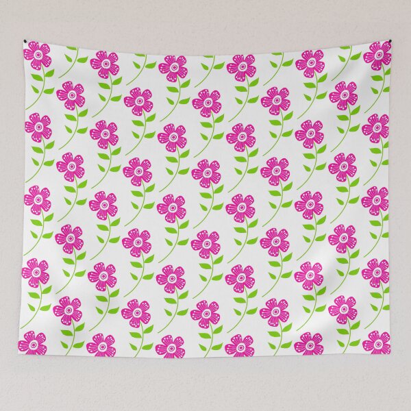 Item preview, Fushia Pink Floral Flower designed and sold by Nicola-Rowe.