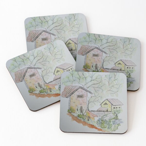 Item preview, small village designed and sold by LittlesheART.