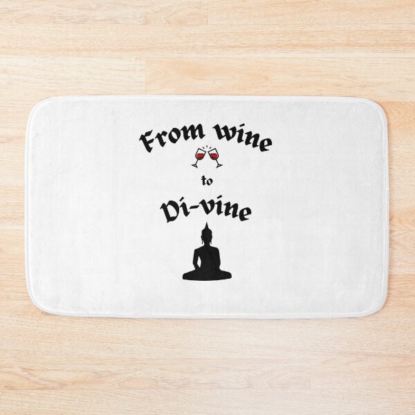 Item preview, Wine to Divine - Black designed and sold by eyoginminimal.