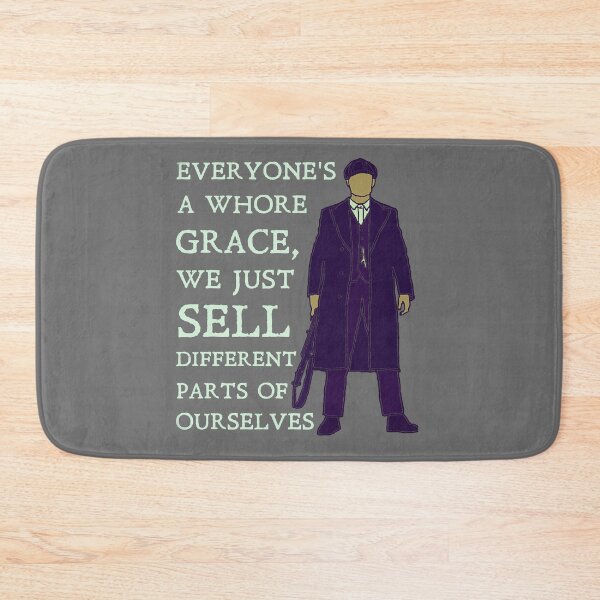 Item preview, Tommy Shelby - everyone_s a whore Peaky Blinders (White) designed and sold by ar-ioilki-ns.