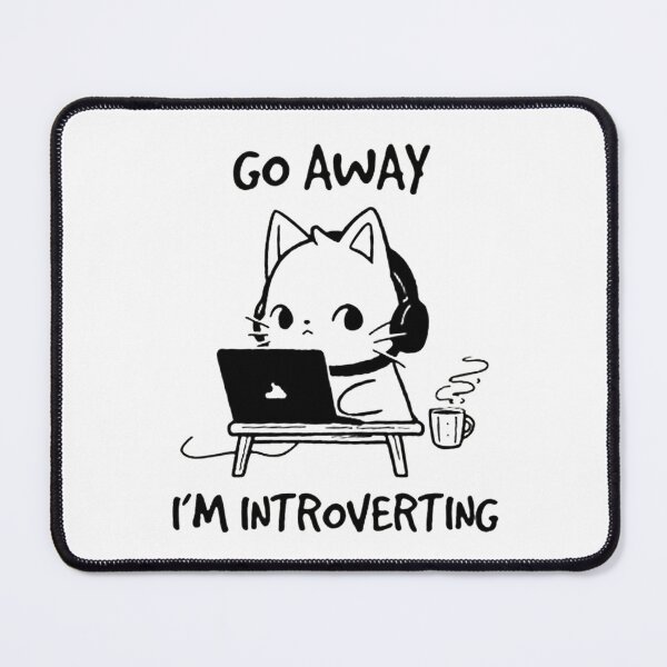 Item preview, Go Away I'm Introverting designed and sold by rejnamokov.