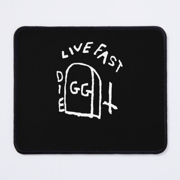 Item preview, GG Allin Live Fast Die tattoo designed and sold by laynebarbati.