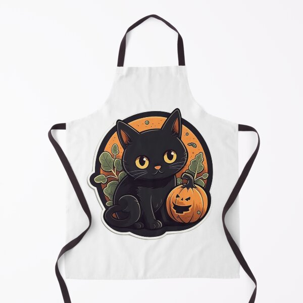 Item preview, Cute Cat with Pumpkin designed and sold by pinkal.