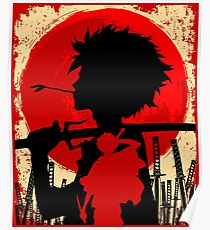 Samurai sunset Mugen Poster