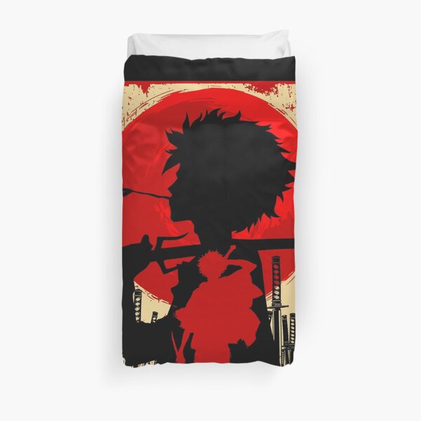 Samurai sunset Mugen Duvet Cover