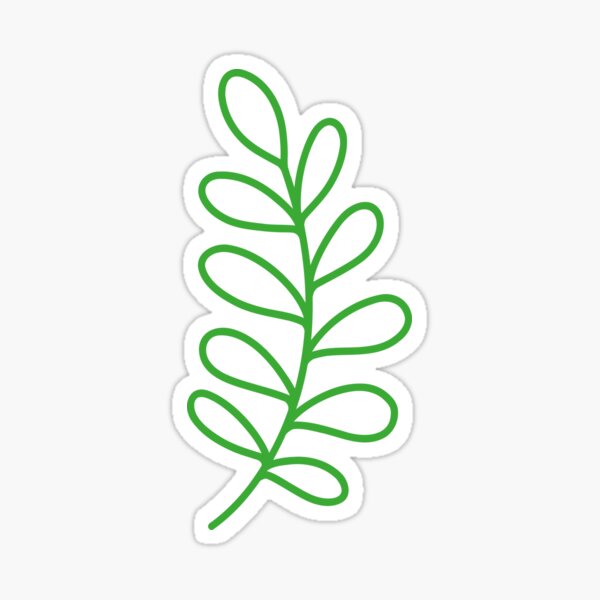 Item preview, Green Botanical Leaf designed and sold by Nicola-Rowe.