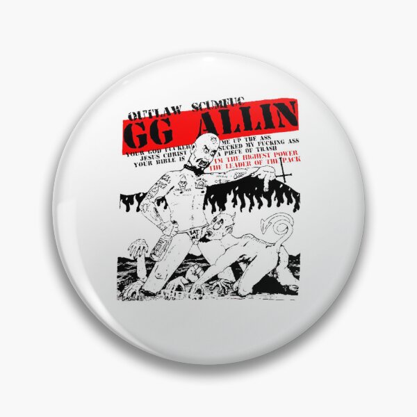 Item preview, GG Allin Outlaw Scum Vintage m Design designed and sold by laynebarbati.