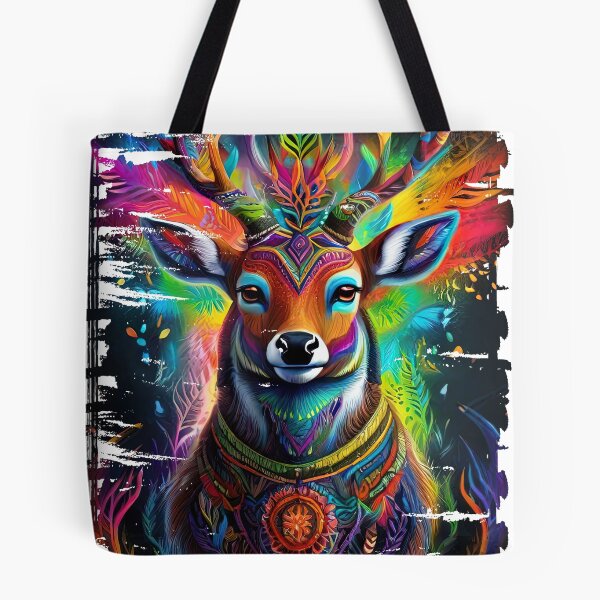 Item preview, Ancient tribal deer, colorful and strange designed and sold by Natcharee.