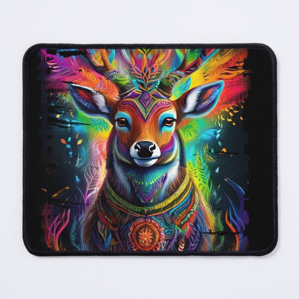 Item preview, Ancient tribal deer, colorful and strange designed and sold by Natcharee.
