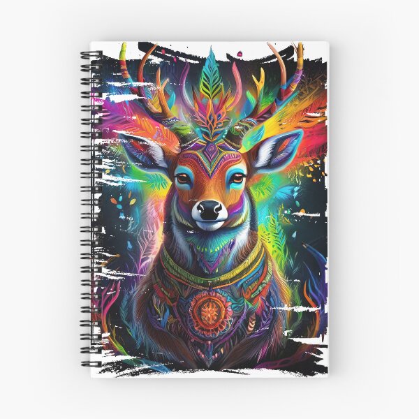 Item preview, Ancient tribal deer, colorful and strange designed and sold by Natcharee.