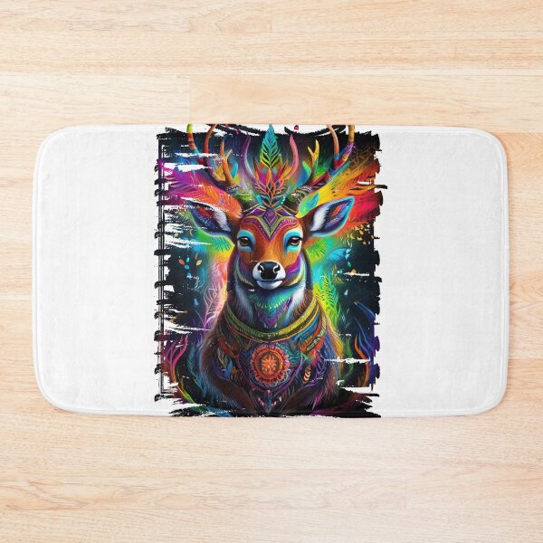 Item preview, Ancient tribal deer, colorful and strange designed and sold by Natcharee.