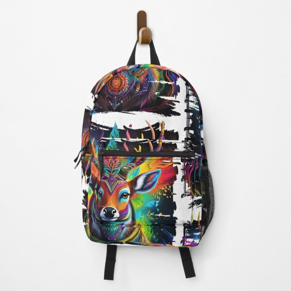 Item preview, Ancient tribal deer, colorful and strange designed and sold by Natcharee.