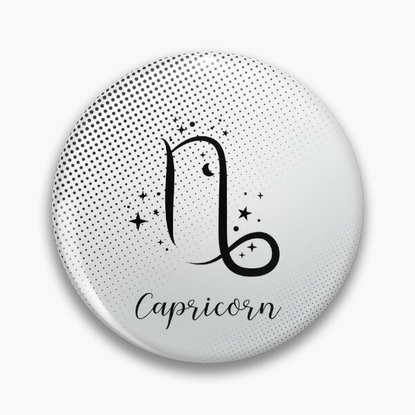Item preview, Capricorn Astrology zodiac symbol black designed and sold by FAFiloArtist.