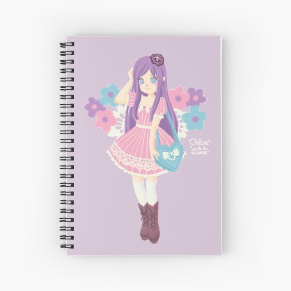 Cute Clara in Harajuku Spiral Notebook