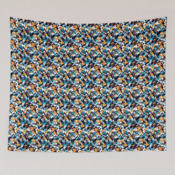 Item preview,  Multi Coloured Mosaic Pattern designed and sold by Theo-B.