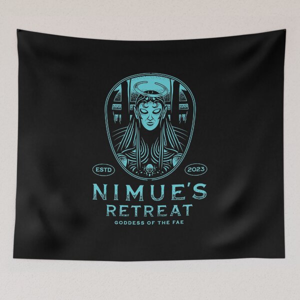 Item preview, Nimues Retreat Blue designed and sold by Lagelantee.