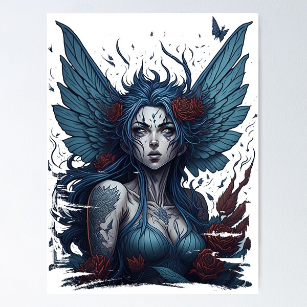 Item preview, Terror por la vista, ¿es ella un ángel o un demonio? designed and sold by Natcharee.