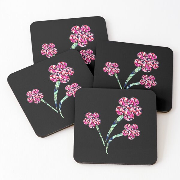 Item preview, Three Pink flowers designed and sold by violethue.