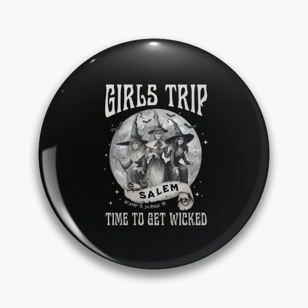 Item preview, Girls Trip Salem Retro Salem 1692 They Missed One Witch designed and sold by MissRasheedHam.