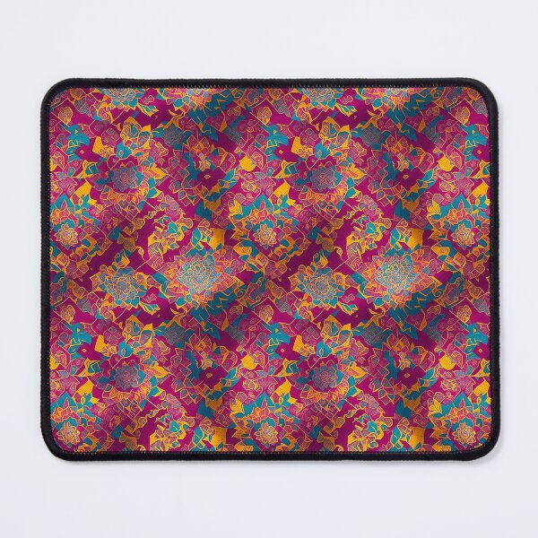 Item preview, Gold Multi Coloured Floral Pattern designed and sold by Theo-B.
