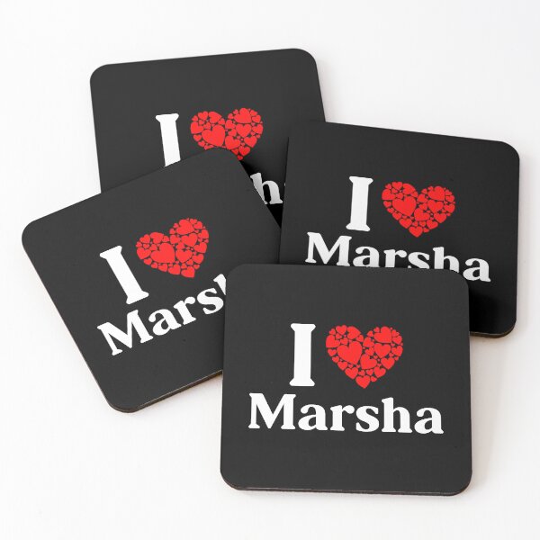 Item preview, Marsha Heart - I Love Marsha designed and sold by MiraclePitts.