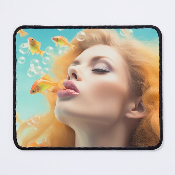 Item preview, Safeguarding the Seas: Women, Fish, and Love in Harmony designed and sold by MichaAI.