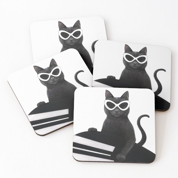 Item preview, Cat surfer designed and sold by Valeriya Korenkova Kodamorkovkart.