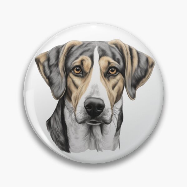 Item preview, American Foxhound brown gray and white designed and sold by Spanishsoul.