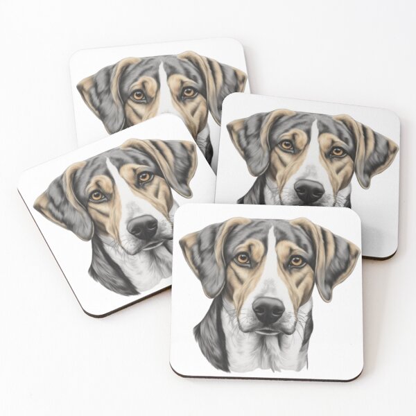 Item preview, American Foxhound brown gray and white designed and sold by Spanishsoul.
