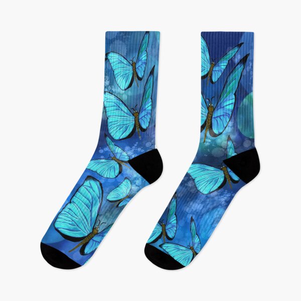 Item preview, Butterflies in blue designed and sold by JuliaKHarwood.