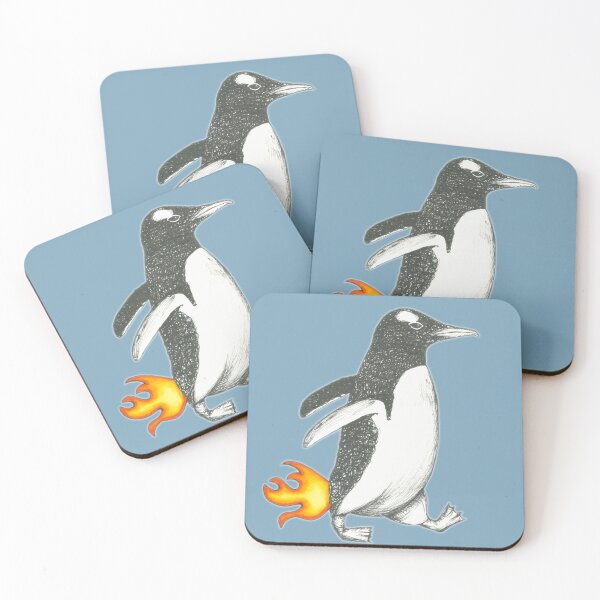 Item preview, like a penguin with its arse on fire designed and sold by lenaliluna.