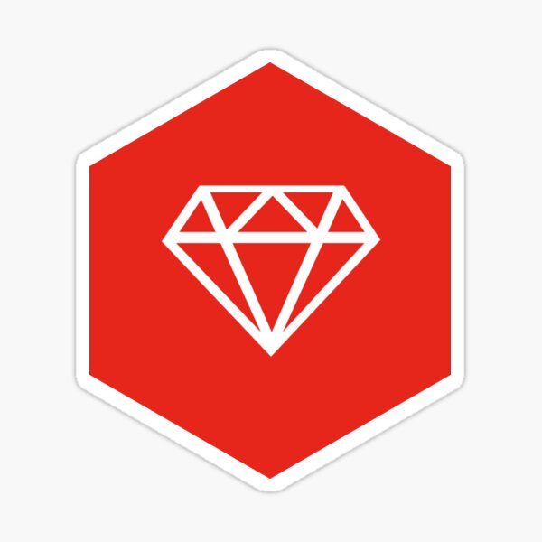 Item preview, Ruby Hexagon designed and sold by BeardWizard.