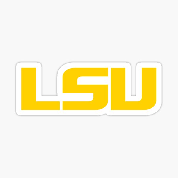 get the gat LSU tigers Sticker for Sale by Emma Minden