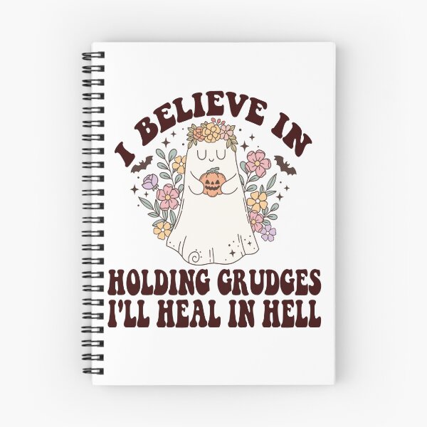 Item preview, Halloween I Believe In Holding Grudges, I'll Heal in Hell  Halloween  designed and sold by AME ⭐⭐⭐⭐⭐.